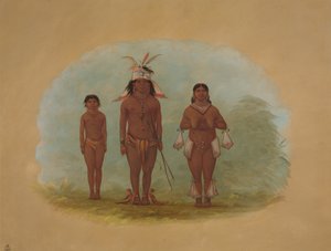 A Chetibo Family, 18541869. od George Catlin