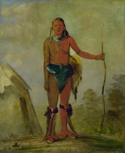 Aih-no-wa, Oheň, liščí medicinman od George Catlin