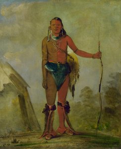 Aih-no-wa, The Fire, a Fox Medicine Man, 1835. od George Catlin