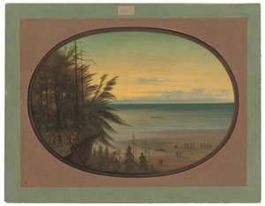 Indiánský žebřík - Indiáni Nayas od George Catlin