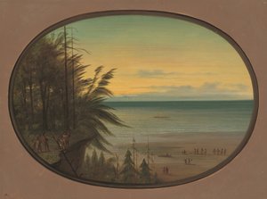 Indiánský žebřík - Indiáni Nayas, 18551869. od George Catlin