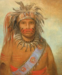Au-nim-muck-kwa-um, Bouřlivý pták od George Catlin