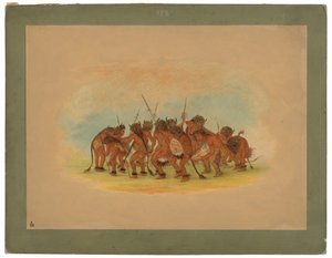 Buffalo Dance - Mandan od George Catlin