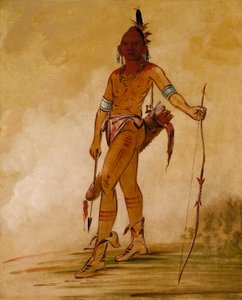 Cáh-he-ga-shín-ga, Malý náčelník od George Catlin