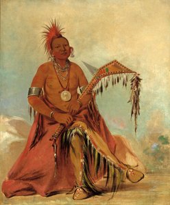 Cler-mónt, první náčelník kmene od George Catlin