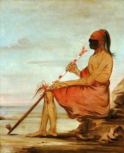 Coo-coo-coo, Sova, starý náčelník, 1836. od George Catlin
