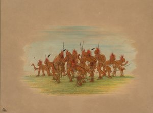 Discovery Dance - Saukie, 1861. od George Catlin