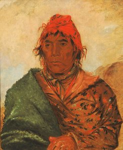Ee-mat-lá-, král Filip, druhý náčelník od George Catlin
