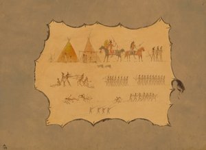 Faksimile šajenského roucha, 18611869. od George Catlin