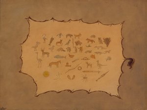 Faksimile róby Odžibbewayů, 18611869. od George Catlin