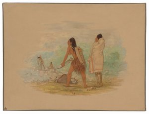 Ploskohlaví indiáni od George Catlin