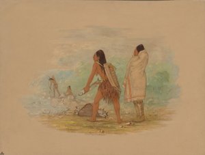 Flathead Indians, 1861. od George Catlin