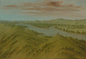 Grassy Bluffs, Upper Missouri, 18611869. od George Catlin