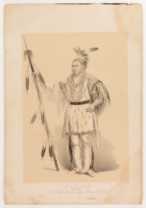 Joc-o-sot, chodící medvěd od George Catlin