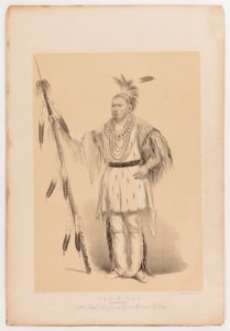 Joc-o-sot, chodící medvěd od George Catlin