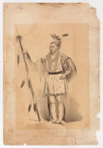 Joc-o-sot, kráčející medvěd od George Catlin