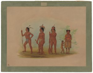 Clatsop Indiáni od George Catlin