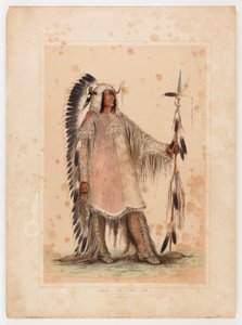 Mah-to-toh-pa, náčelník Mandanů od George Catlin