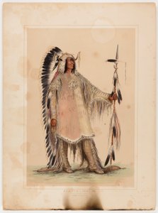 Mah-to-toh-pa, náčelník Mandanů od George Catlin