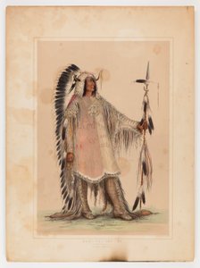 Mah-to-toh-pa, náčelník Mandanů od George Catlin