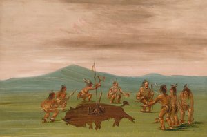 Medicine Buffalo ze Siouxů, 1837-1839. od George Catlin