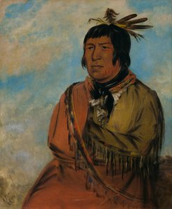 Na-pów-sa, Medvěd cestující v noci, náčelník od George Catlin