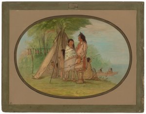 Indiáni Nayas od George Catlin