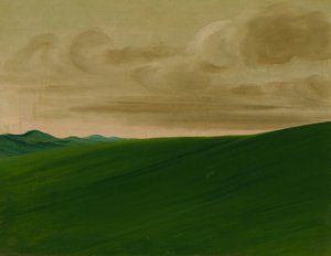 Nishnabottana Bluffs, Upper Missouri, 1832. od George Catlin
