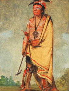 No-ak-chóo-she-kaw, Ten, kdo rozbíjí keře od George Catlin
