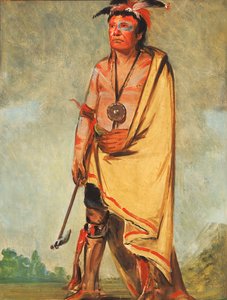 No-ak-chóo-she-kaw, Ten, kdo rozbíjí křoví, 1828. od George Catlin