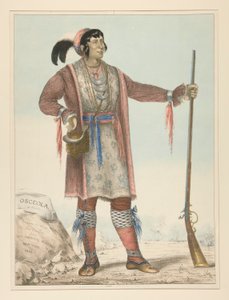 Osceola (indický náčelník) od George Catlin