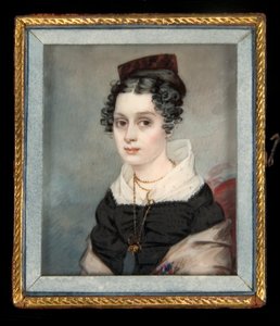 Portrét Mary Catlinové od George Catlin