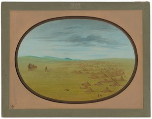 Prairie Dog Village od George Catlin