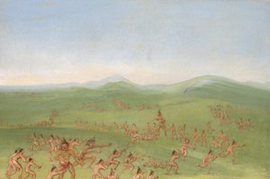 Falešný boj, Mandan Boys od George Catlin