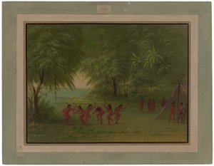 Tábor Tapuyů od George Catlin