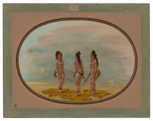 The Handsome Dance - Goo-a-give od George Catlin