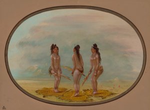 The Handsome Dance - Goo-a-give, 18541869. od George Catlin