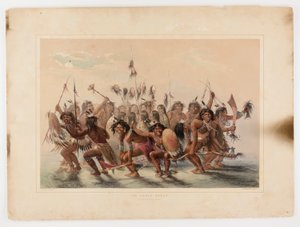 Tanec skalpů od George Catlin