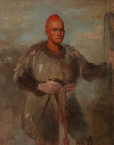 Theodore Burr Catlin v indickém kostýmu, 1840-1841. od George Catlin