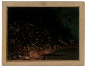 Lov na želvy od George Catlin