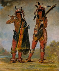Dva mladí muži, 1835 nebo 1836. od George Catlin