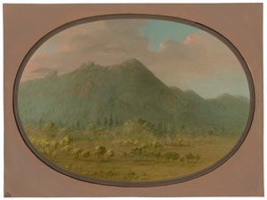Pohled v Crystal Mountains od George Catlin