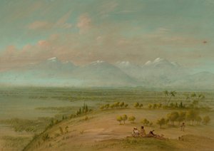 Pohled na Pampu del Sacramento, 18541869. od George Catlin