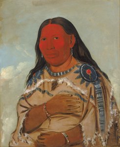 Manželka dvou vran od George Catlin