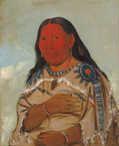 Manželka dvou vran, 1832. od George Catlin