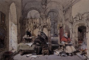 Mnišská knihovna od George Cattermole