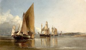 Lodě vplouvající do Medway