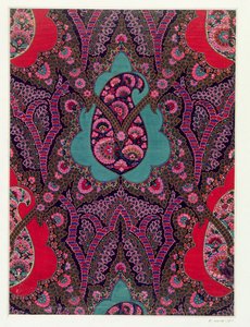 Fabric Design for Paisley Shawls, c.1871