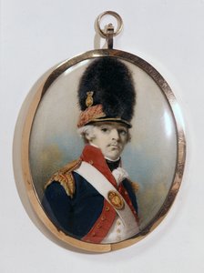 Miniatura 1. lorda Bloomfielda ve vojenské uniformě