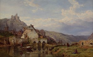 Pohled na Bouvignes na Meuse